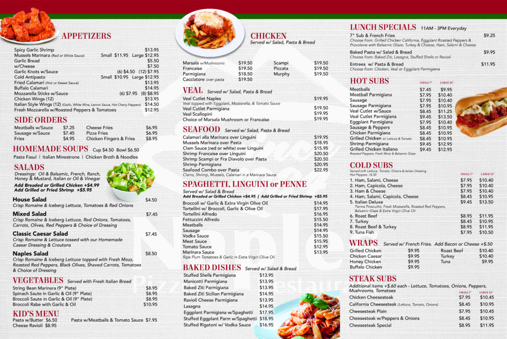 Our Menu 